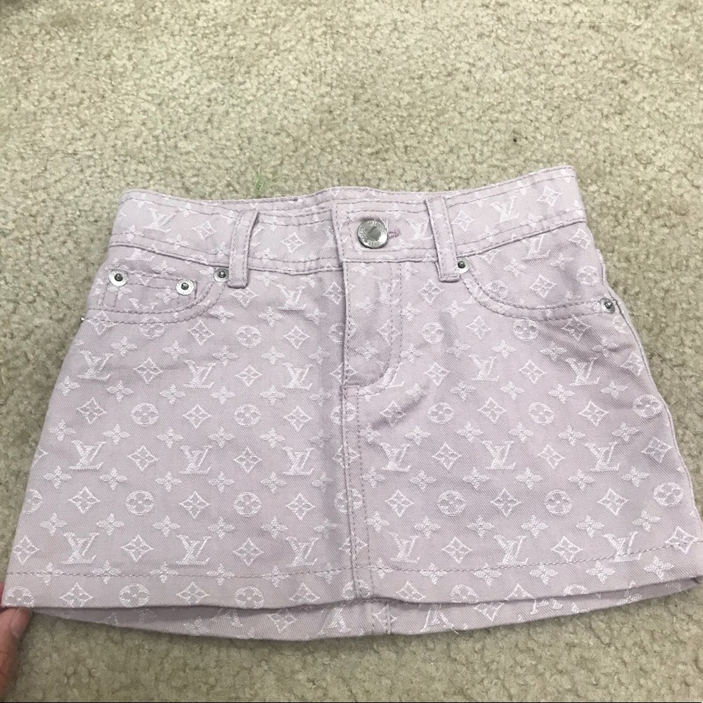 💯 Authentic Louis Vuitton mini skirt for toddler